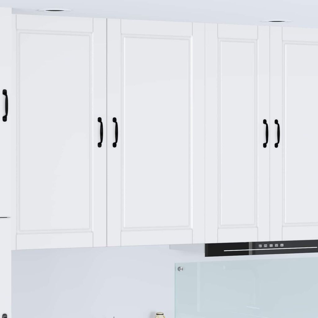 Möbel Wandschrank PORTO Weiß 50 x 31 x 100 cm Holzwerkstoff Produktbild 