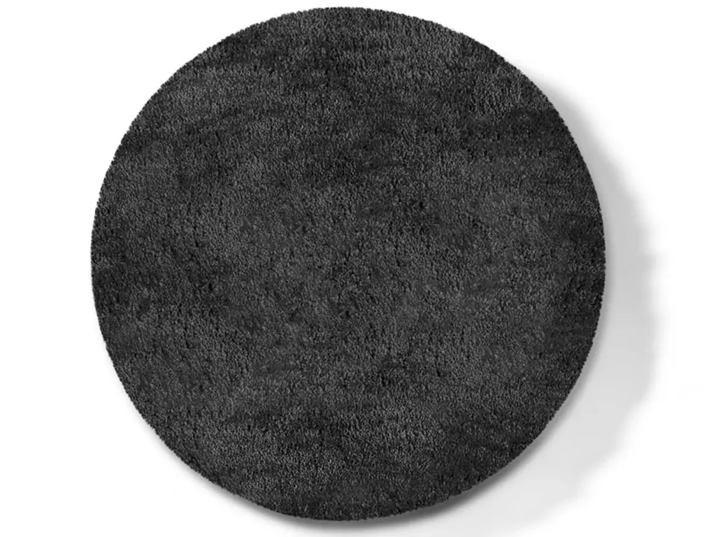 Tapis de douche rond gris foncé pour sortie de bain confortable et sec - 8