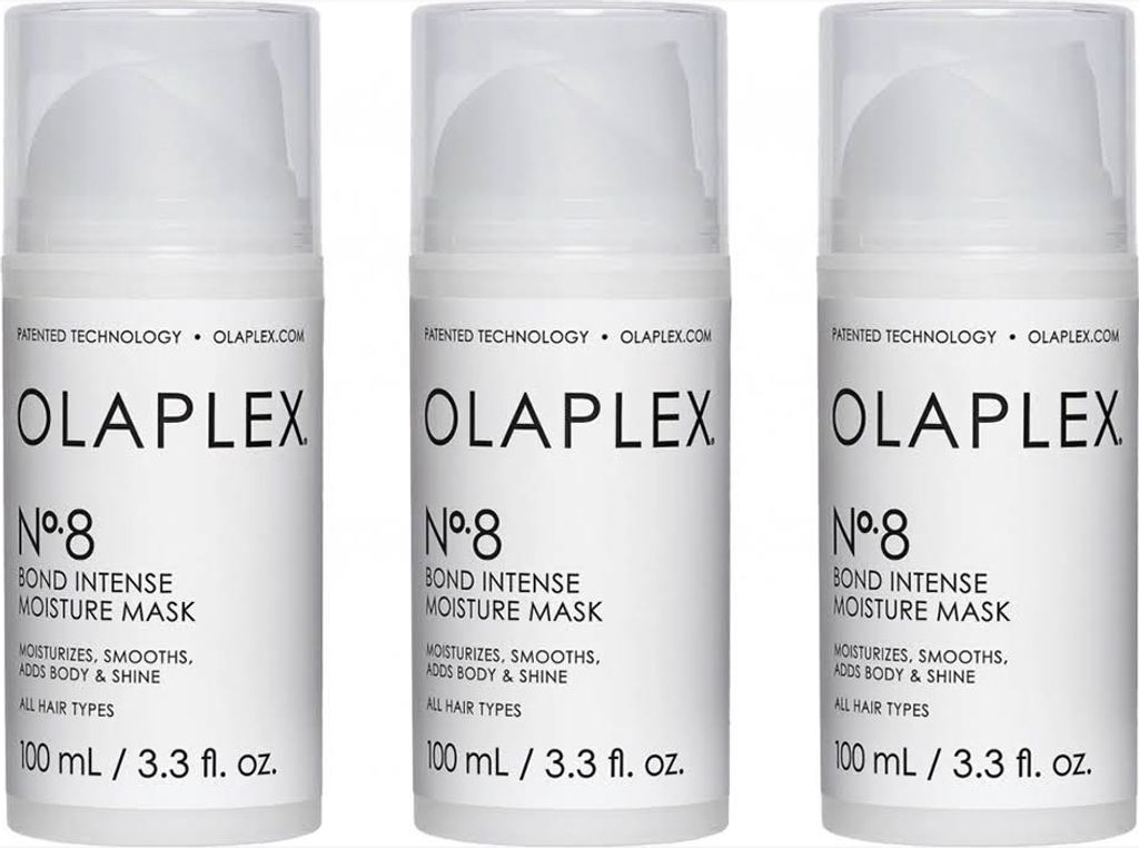 3 Stück Olaplex No.8 Bond Intense Feuchtigkeitsmaske 100 ml Produktbild