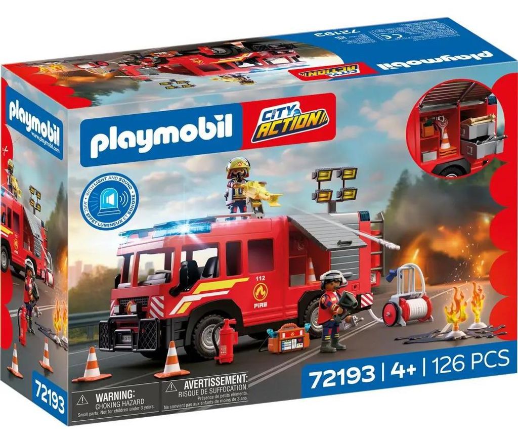 PLAYMOBIL Feuerwehr-Rüstfahrzeug Produktbild 