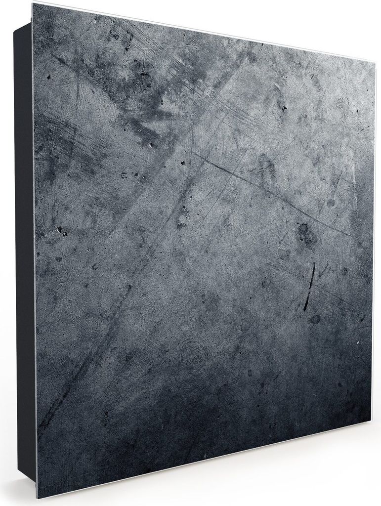 Nachbildung-Schlüsselkasten, Magnetpinnwand und Memoboard mit Glasfront Motiv Grunge Wand