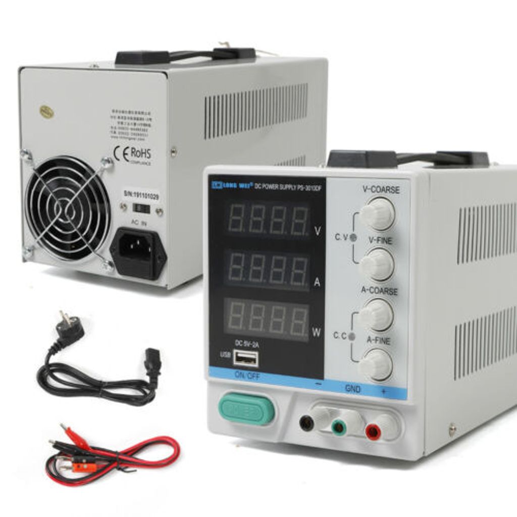 Labornetzgerät Regelbare Digital DC-Netzteil 0-120V 0-3A Power Supply 360W DHL 