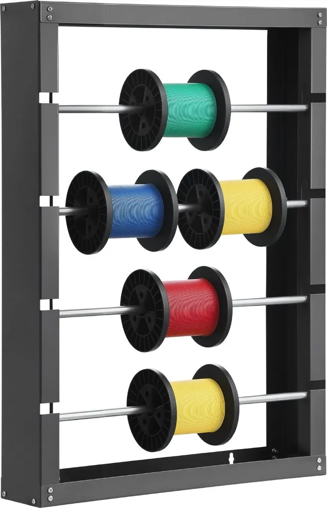 Dispenser Cavi Parete 4 Aste Acciaio 68kg - Standard Industriale