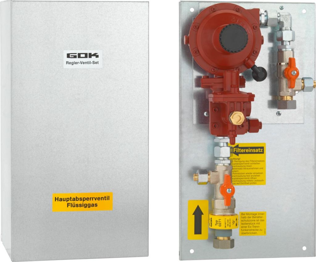 GOK Regler-Set PS 16 bar, Variante:G 3/4 ÜM x G 3/4 ÜM Produktbild 