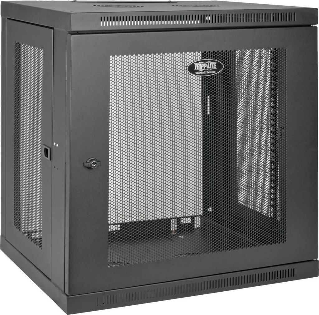 Tripp Eaton Tripp Lite Series 12U Wall Mount Rack Enclosure Server Cabinet w/ Door & Side Panels - Schrank Netzwerkschrank - geeignet für Wandmont...