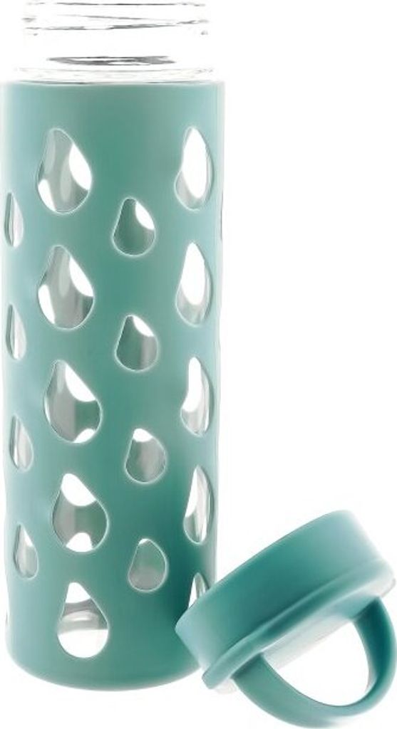 Trinkflasche Aus temperaturbeständigem Borosilikatglas mit Produktbild 