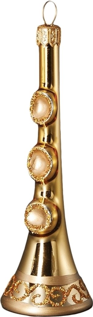 Weihnachtstrompete Gold