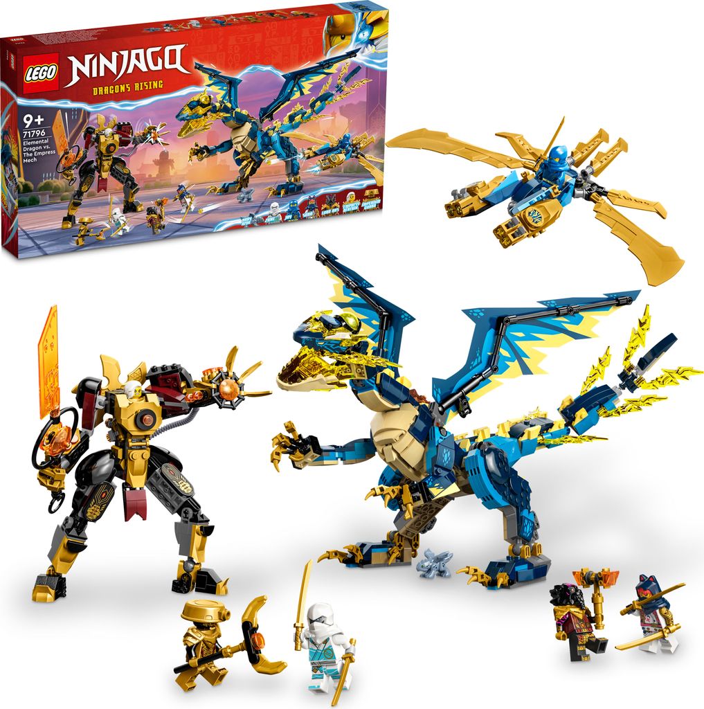 LEGO NINJAGO Smok żywiołu kontra mech cesarzowej, duży Zdjęcie produktu 16