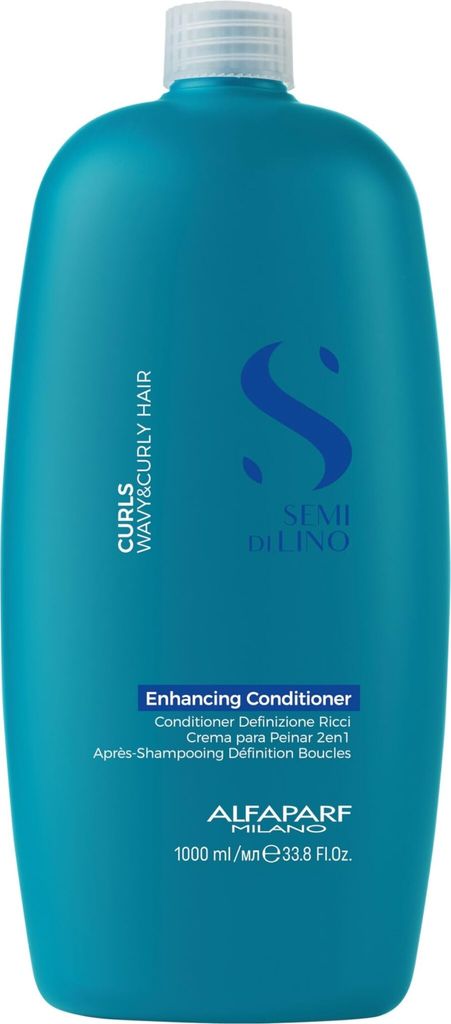 Alfaparf Milano Semi Di Lino Curls Enhancing Conditioner pflegender Conditioner für lockiges Haar 1000 ml