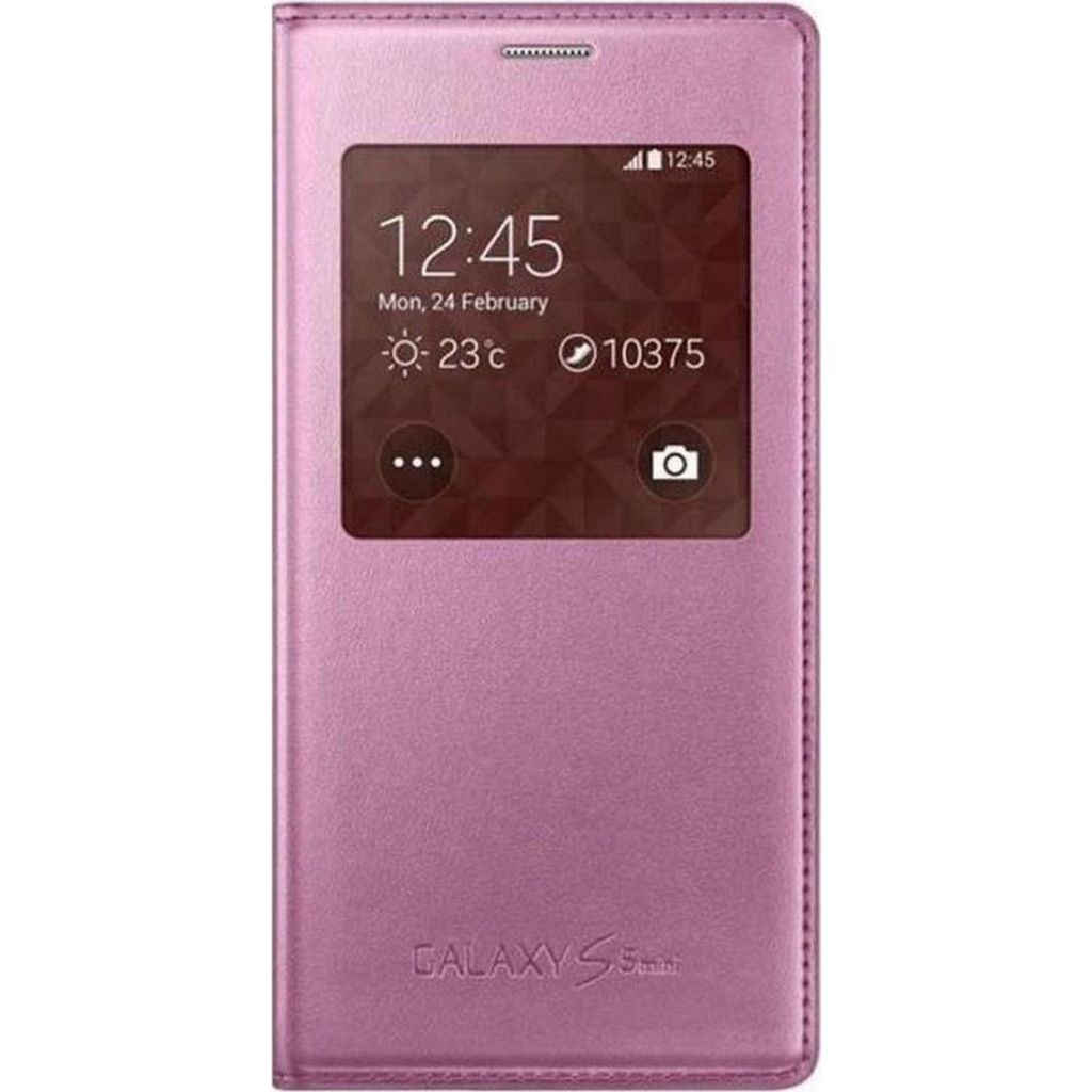 Samsung EF-CG800BPEGWW S-View Cover für Galaxy S5 mini in Pink