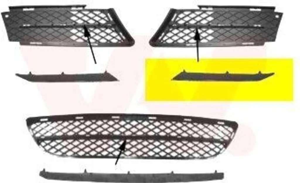 Modanatura Paraurti Sinistro BMW 3 VAN WEZEL | Ricambio Certificato 0646571