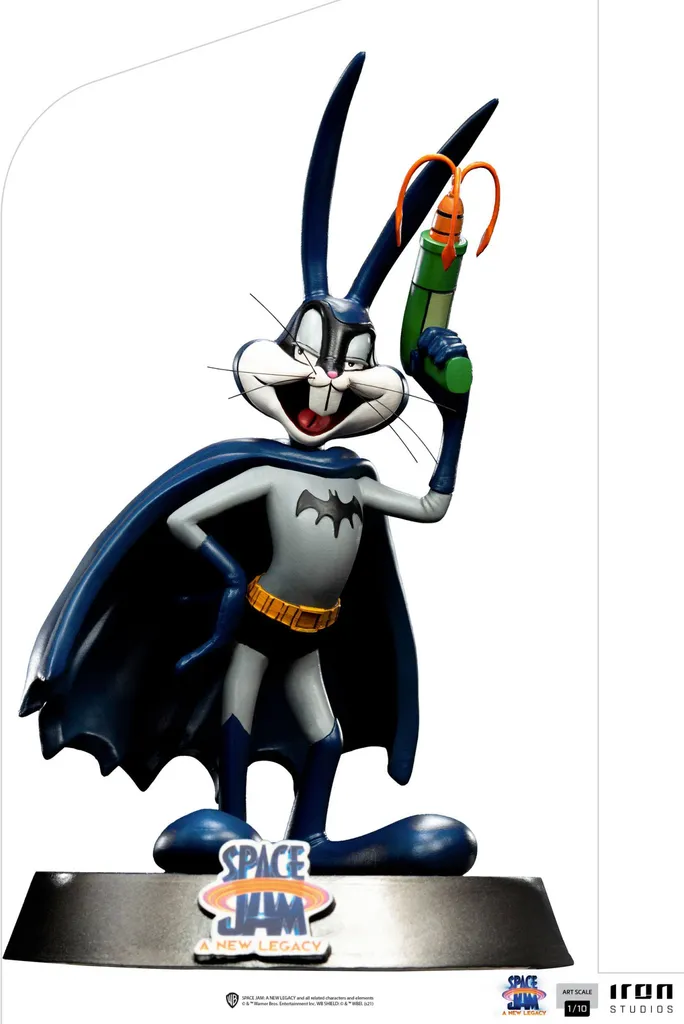 Figurine de Collection Bugs Bunny Batman 19 cm Space Jam A New Legacy