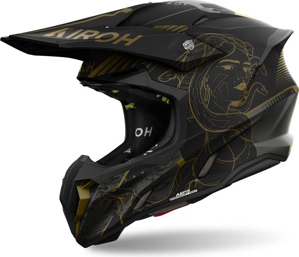 Casque de motocross confortable Airoh Twist 3 anti-transpiration