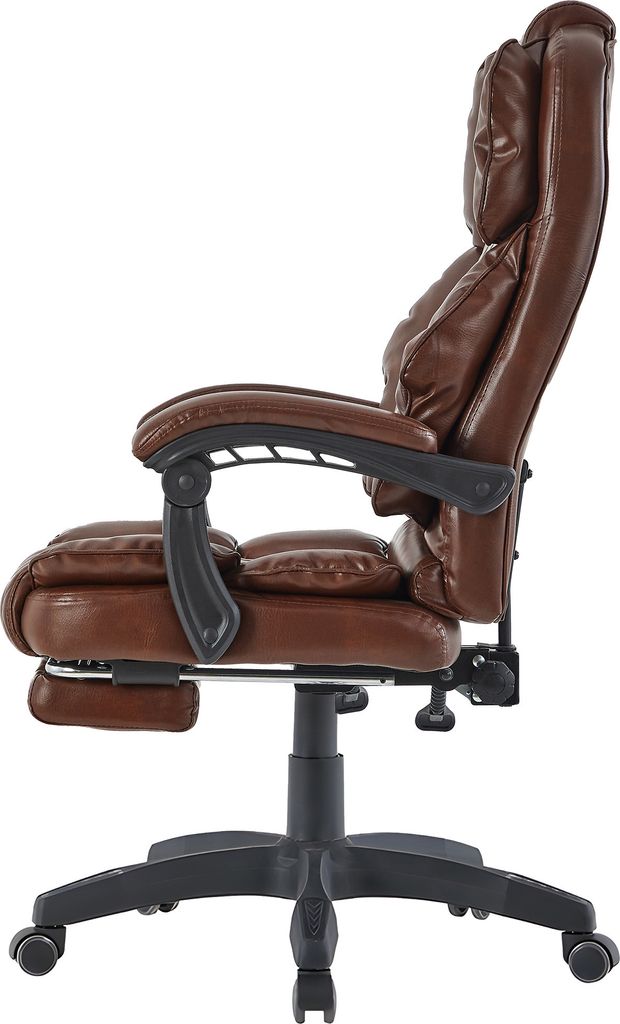 Bürostuhl mit Fußstütze und flexiblen 3-Punkt-Armlehnen - Produktbild 2