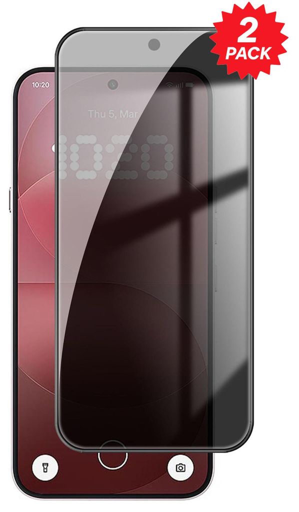 2x Privacy Schutzglas für Nothing Phone 4a Pro Produktbild 