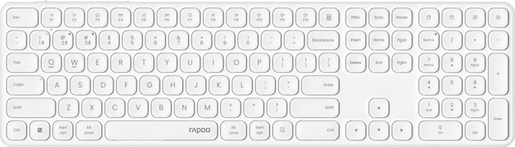 Rapoo Multi-Mode Tastatur E9810M, kabellos, QWERTZ Produktbild 