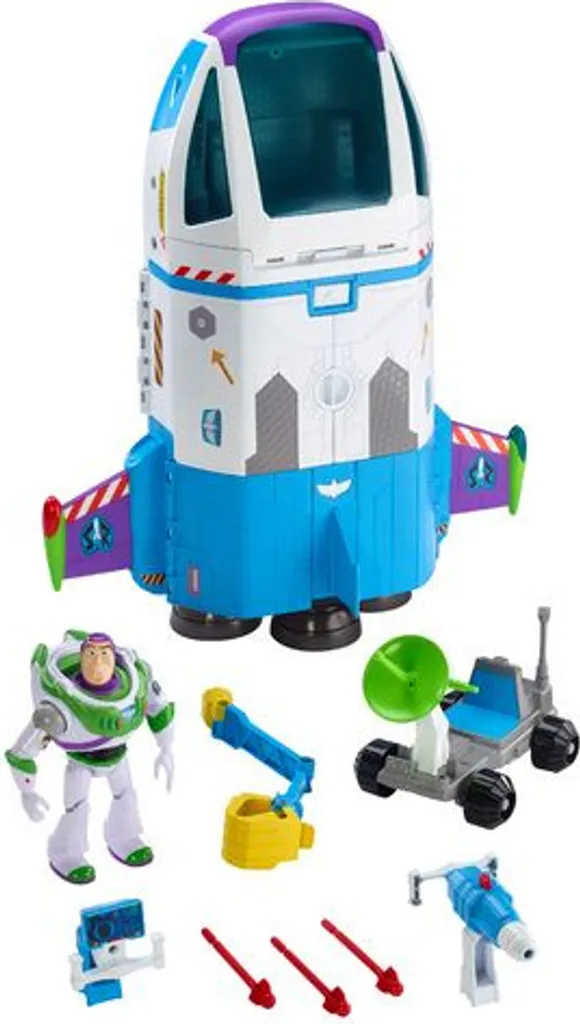 Vaisseau Buzz l'Éclair Star Command avec Cockpit Ouvrant Toy Story 4 - 9
