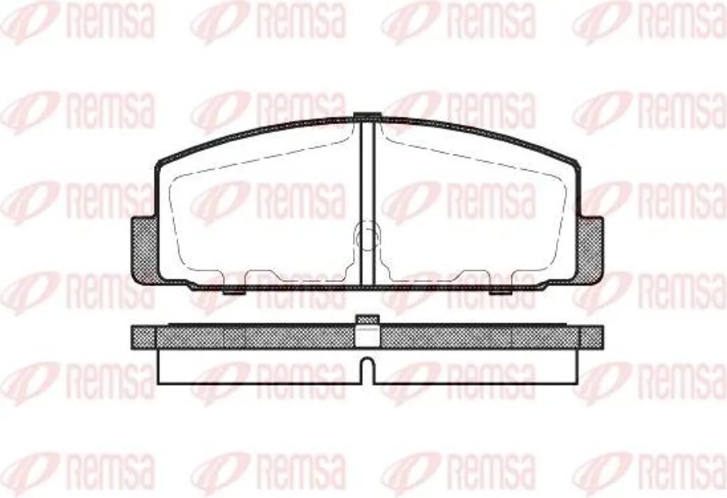 Plaquettes de frein Remsa 0179.30 : stoppez les bruits de freinage Mazda