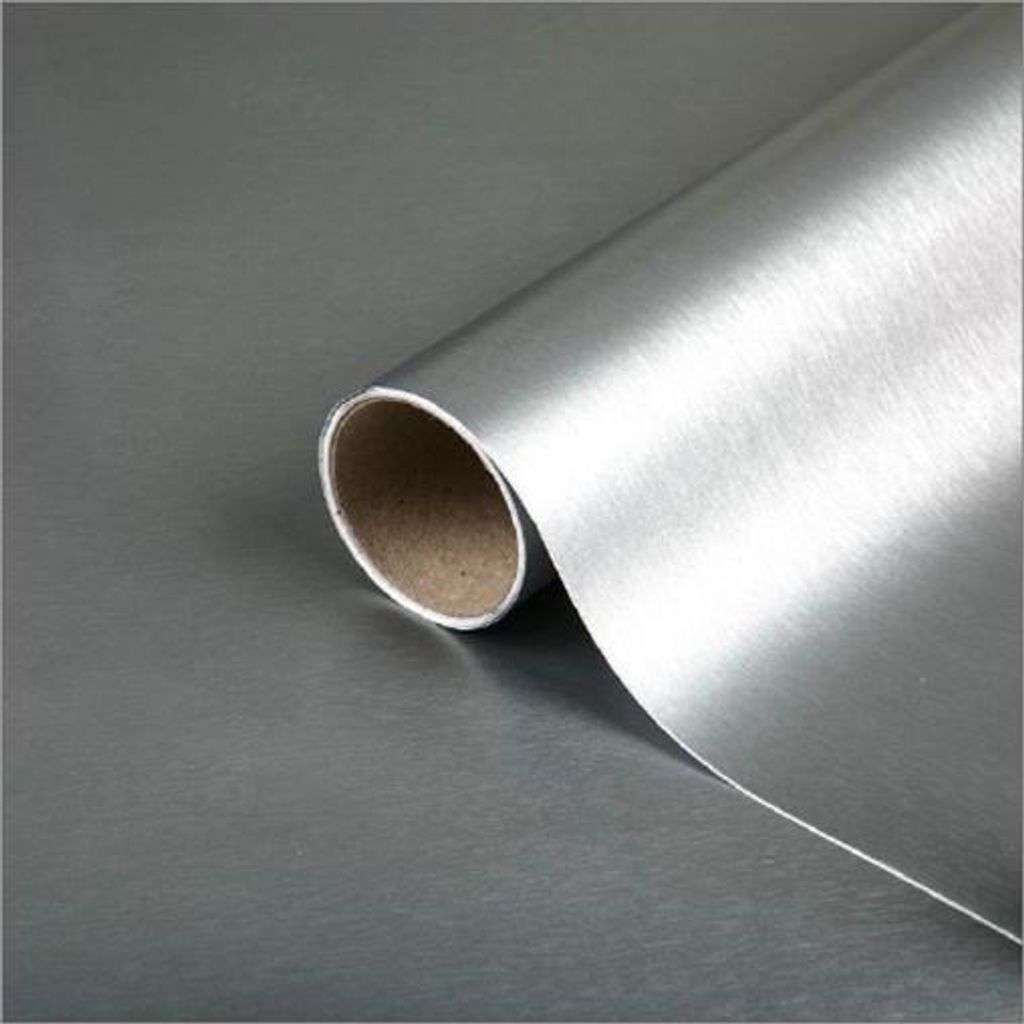 Dekoratives Metall-Klebeband Platino Silber 67,5cm x 2m - Dc-fix