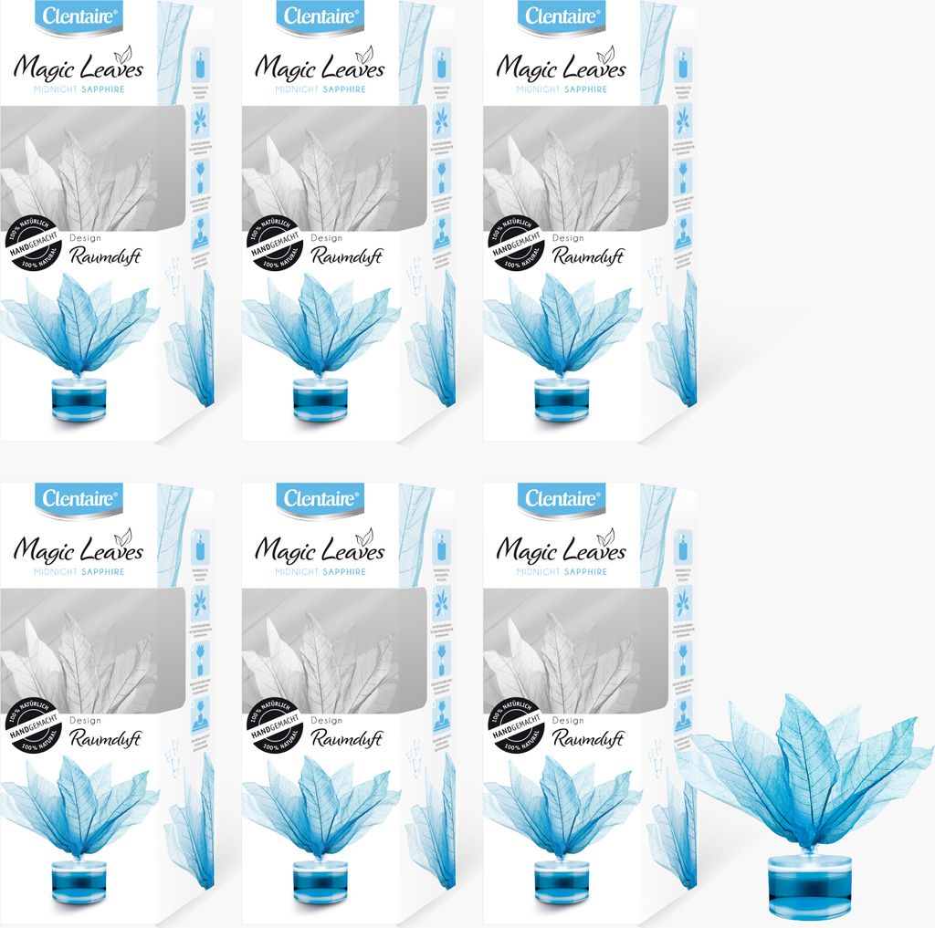 CLENTAIRE Magische Duftblätter Midnight Sapphire 6er Pack  Produktbild 