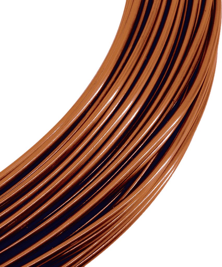 Aluminiumdraht Ø 2mm - 60m - Farbe cognac