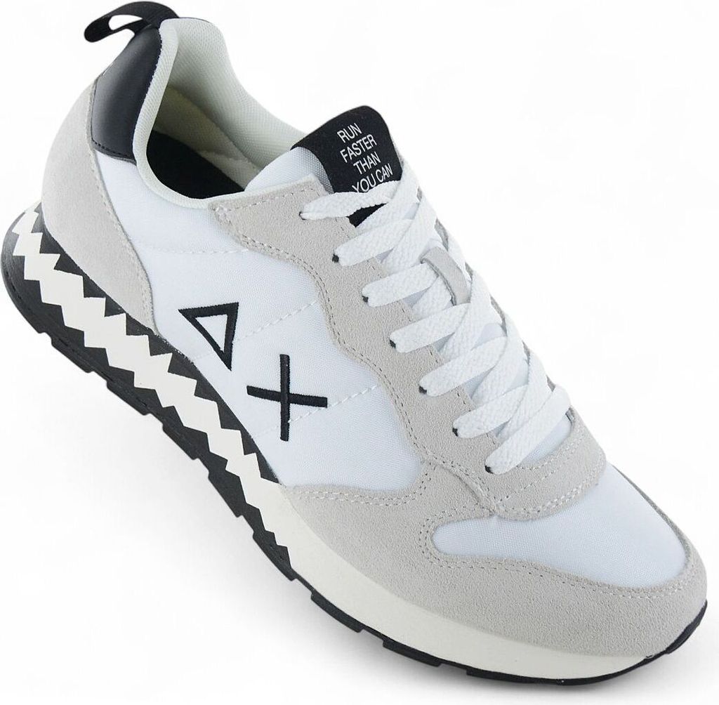SUN68 Tom Snake - Herren Sneakers Schuhe Weiß Z35104-01 , EU 45