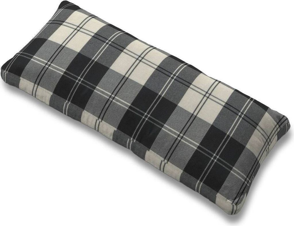 Dekoria Kissenbezug Karlstad 67x30cm, schwarz- weiss, Kissenbezug Karlstad 67 x 30 cm
