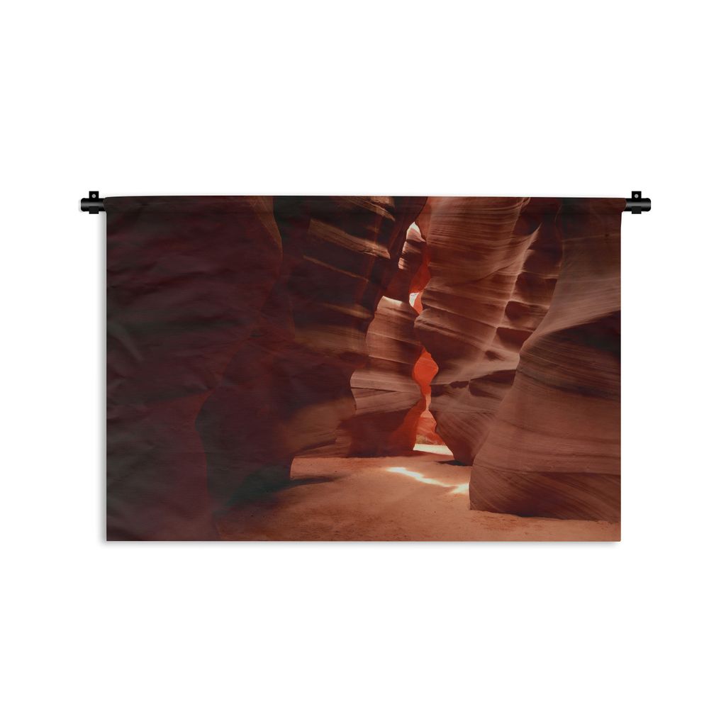 MuchoWow Wandteppich Wandbehang Steinmauern der Antelope-Schlucht 90x60 cm Tapisserie Dekoration Wandtuch - Wandskulpturen - Bildteppich