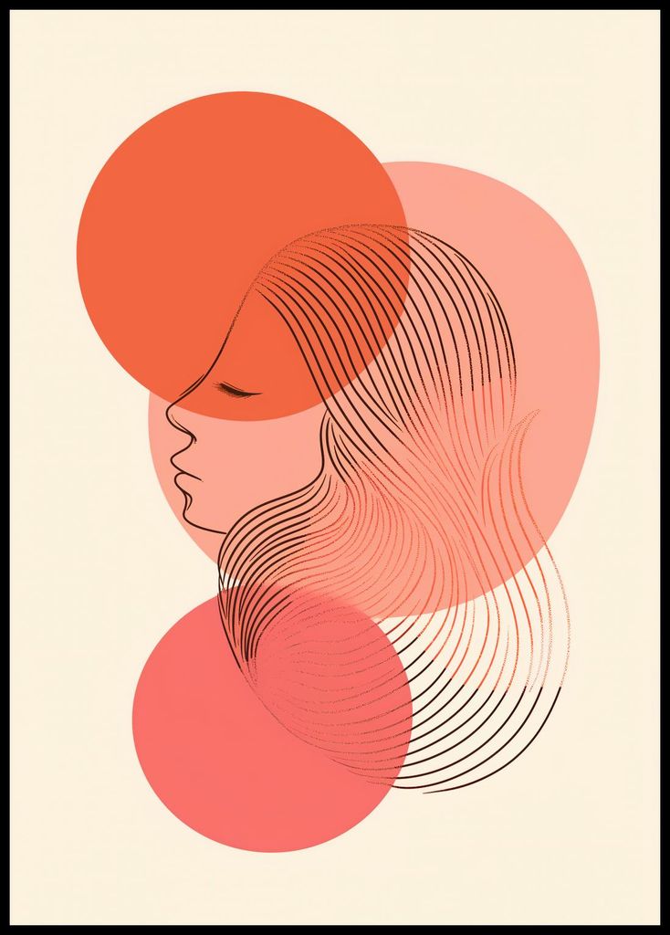 Plakat 67,5x95cm Dämmerung Linear