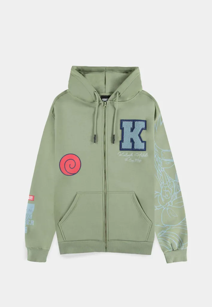 Veste Naruto Kakashi à Capuche - Idéal pour le Sport et le Style Manga
