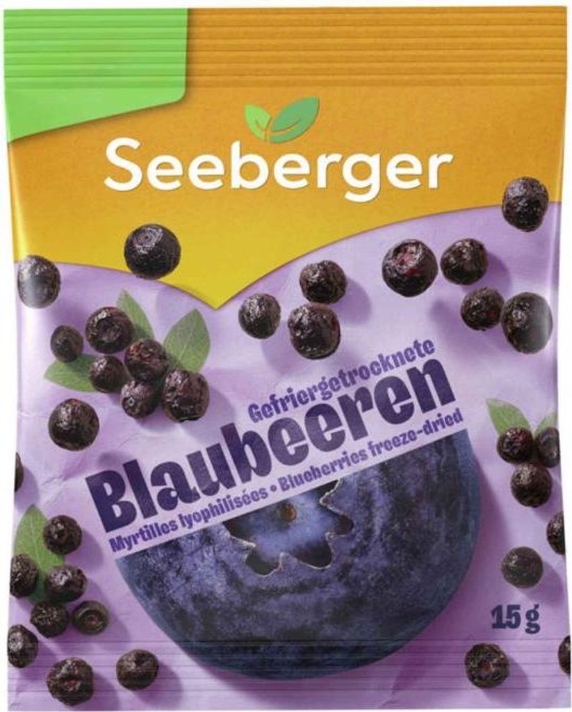 Seeberger Gefriergetrocknete Blaubeeren 15g Produktbild 