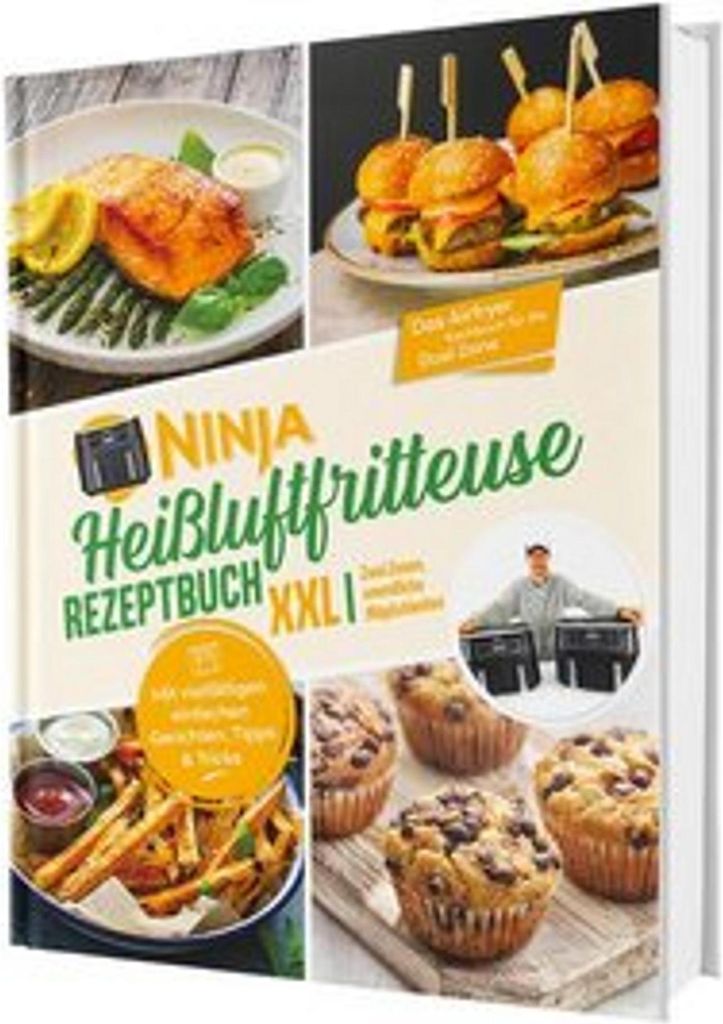 Ninja Heißluftfritteuse Rezeptbuch XXL: Zwei Zonen, Produktbild 