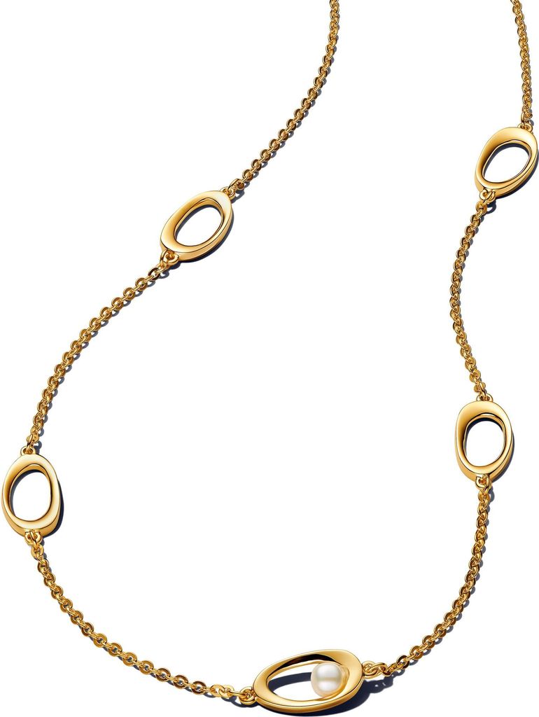 Damenkette Essence mit Süßwasserzuchtperle, IP Gold von Produktbild 