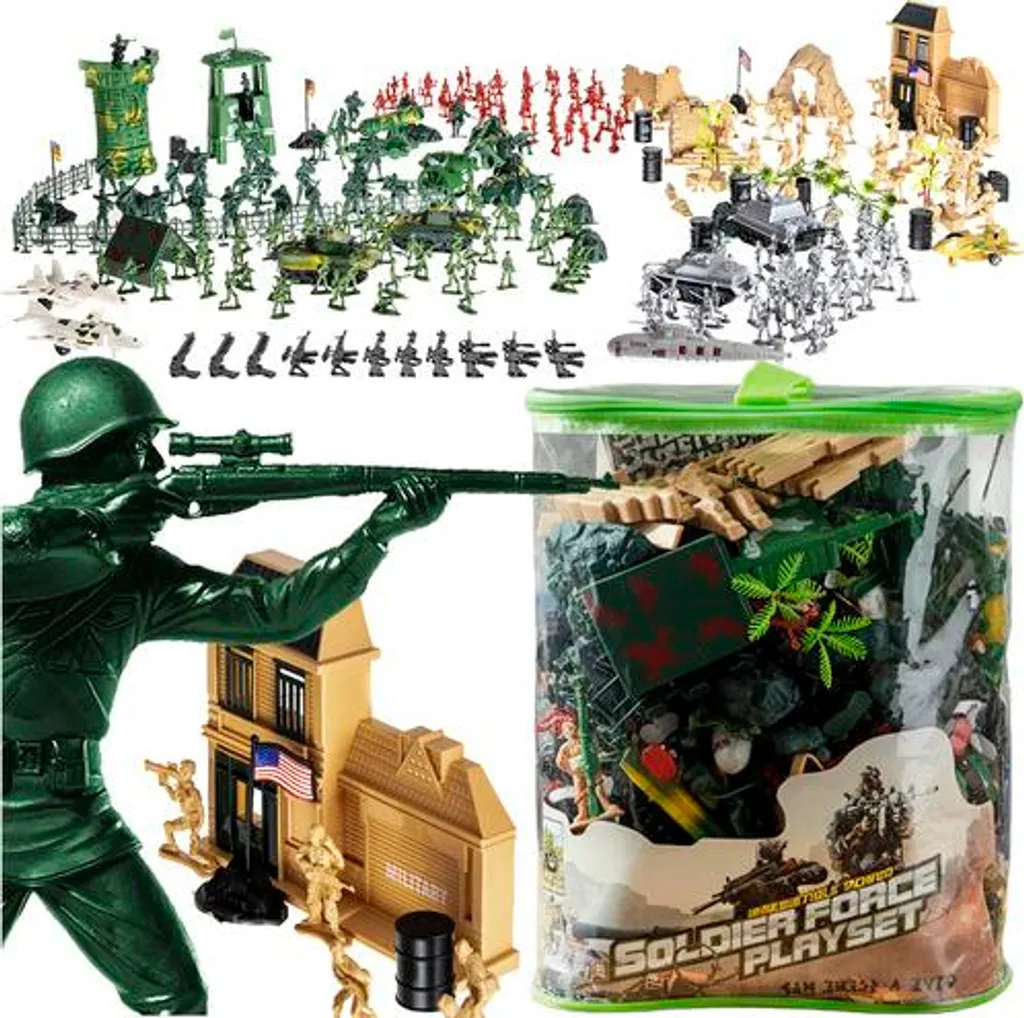 Set Militare 26334 ISOx 300 Pezzi - Base Operativa Alta Qualità