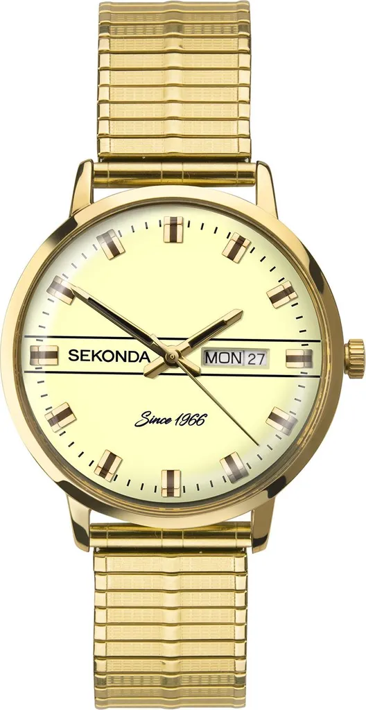 Montre Sekonda SEC.1952 or : élégance classique pour homme et femme