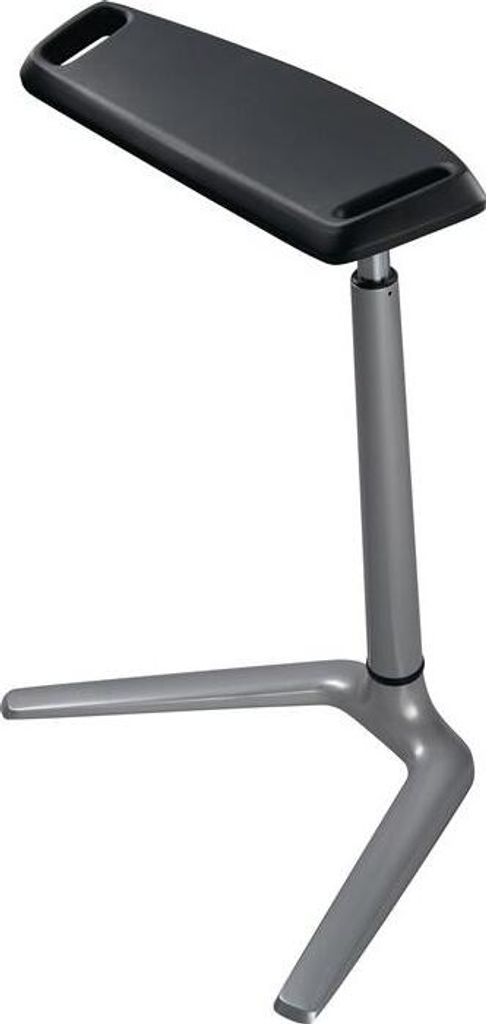 Bimos Stehhilfe Fin mit Wechselgleitern PolyurethanSchaum schwarz Sitz-Höhe 620-850mm - 9144/2348/2000