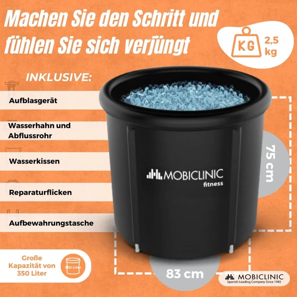 Vasca Ghiaccio Mobiclinic Artic 350L | Recupero Atleti Pro - 2