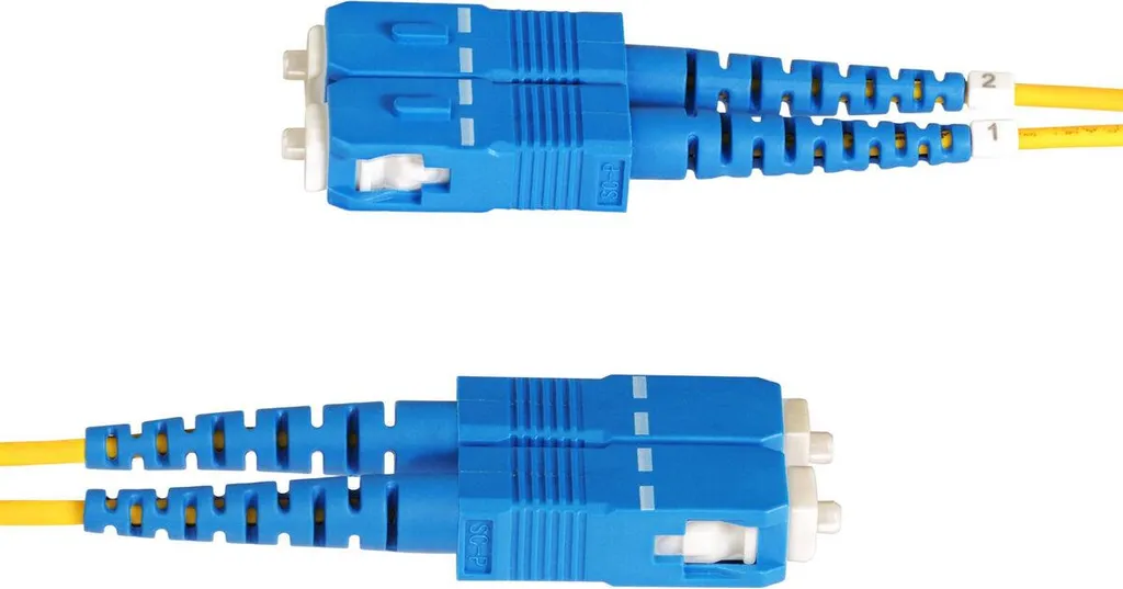 StarTech SMLCSC-OS2-1M Câble Fibre Optique Monomode OS2 Jaune 1m - 3