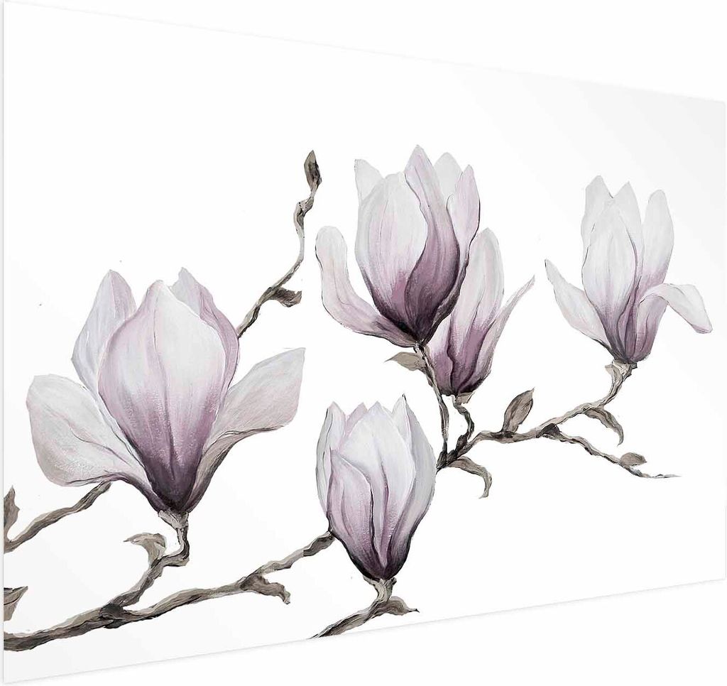 Posterpapier Poster - Painted Magnolias 30x21 cm Blumen b-A-0541-ao-a