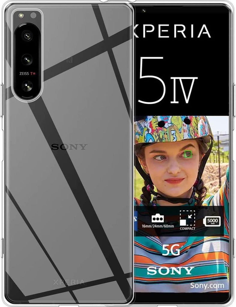 Schutzhülle für Sony Xperia 5 IV Hülle Transparent Slim Produktbild 