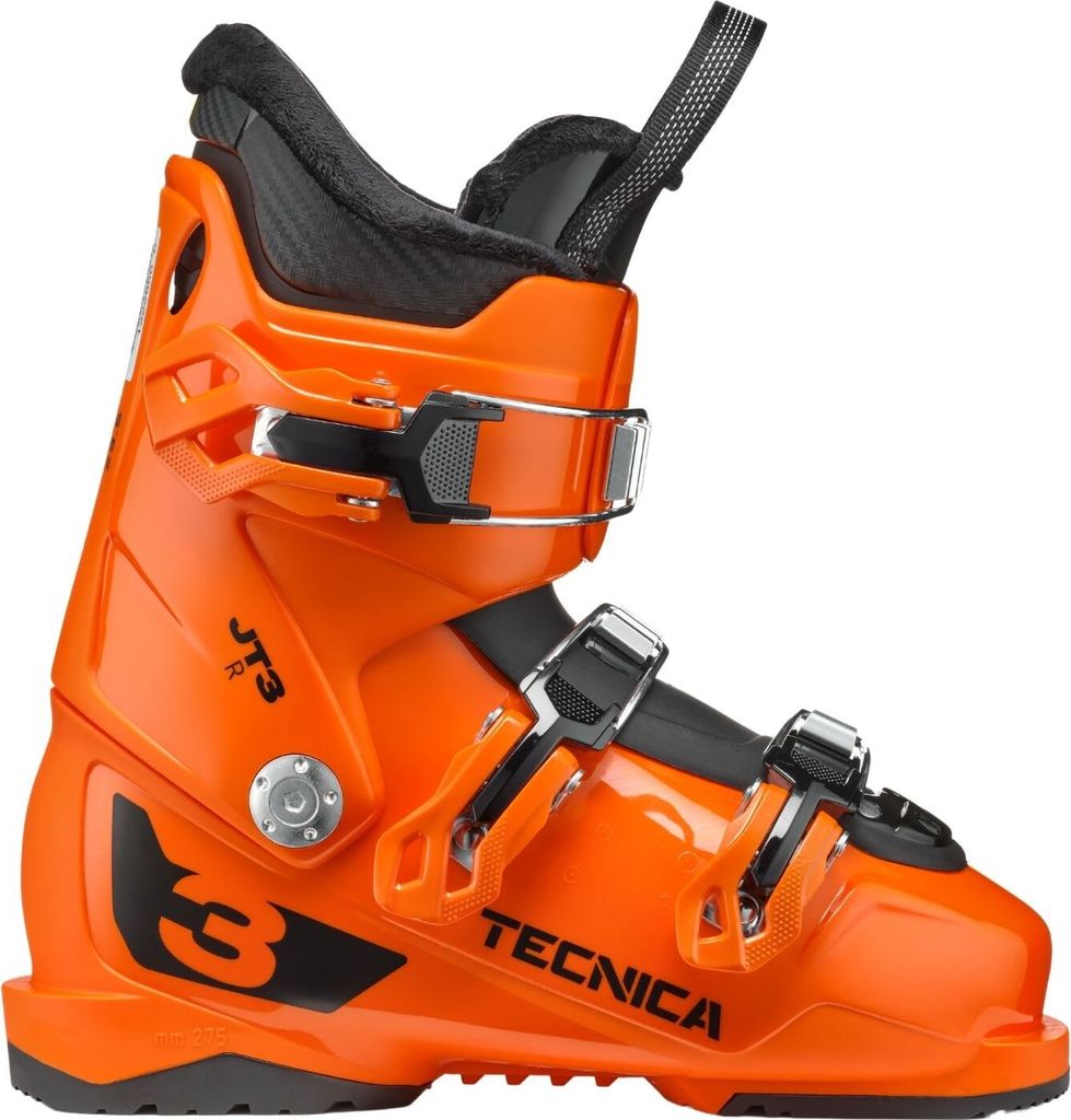 Kinder Skischuhe Kinderskischuhe Skistiefel Kinder - Tecnica JTR 3 - ultra orange - Ski Boots - Flex 60 - Alpinskischuhe Allmountain - für Anfäng...