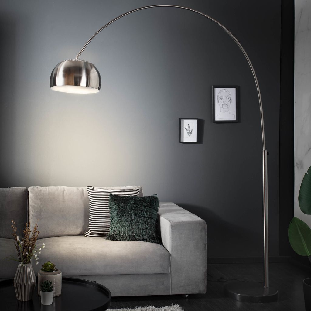 Ausziehbare Bogenlampe LOUNGE DEAL 170-210cm chrom Produktbild 