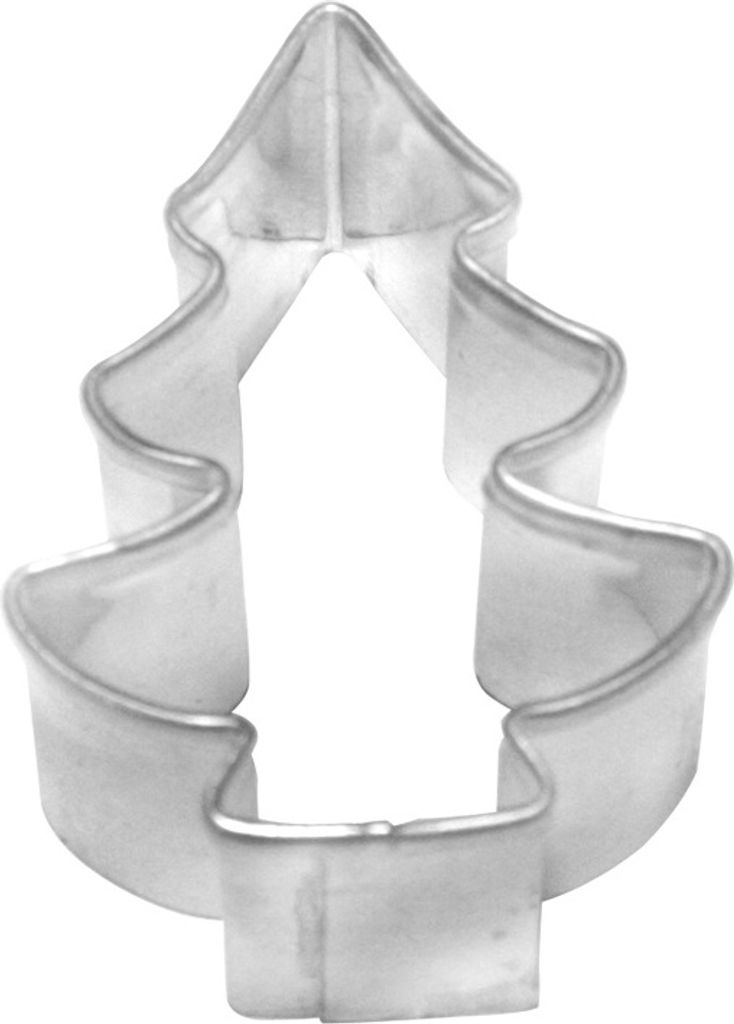 BIRKMANN Ausstechform Tannenbaum, 4 cm, Edelstahl, 194212