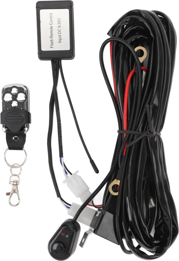 Câblage télécommandé 12V pour barre LED tout-terrain et flash 40A
