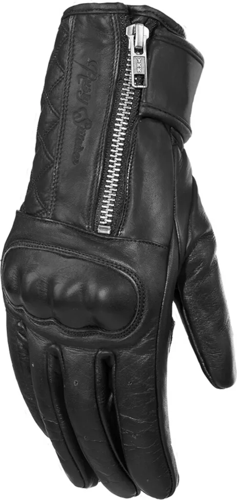 Gants moto femme Rusty Stitches Kathy avec protection phalanges noir L