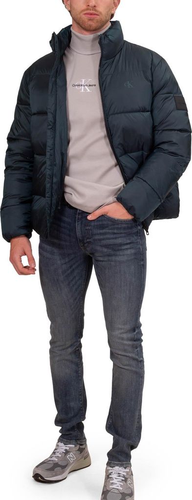 CALVIN KLEIN JEANS - Herren-Pufferjacke aus recyceltem Nylon - Größe XL