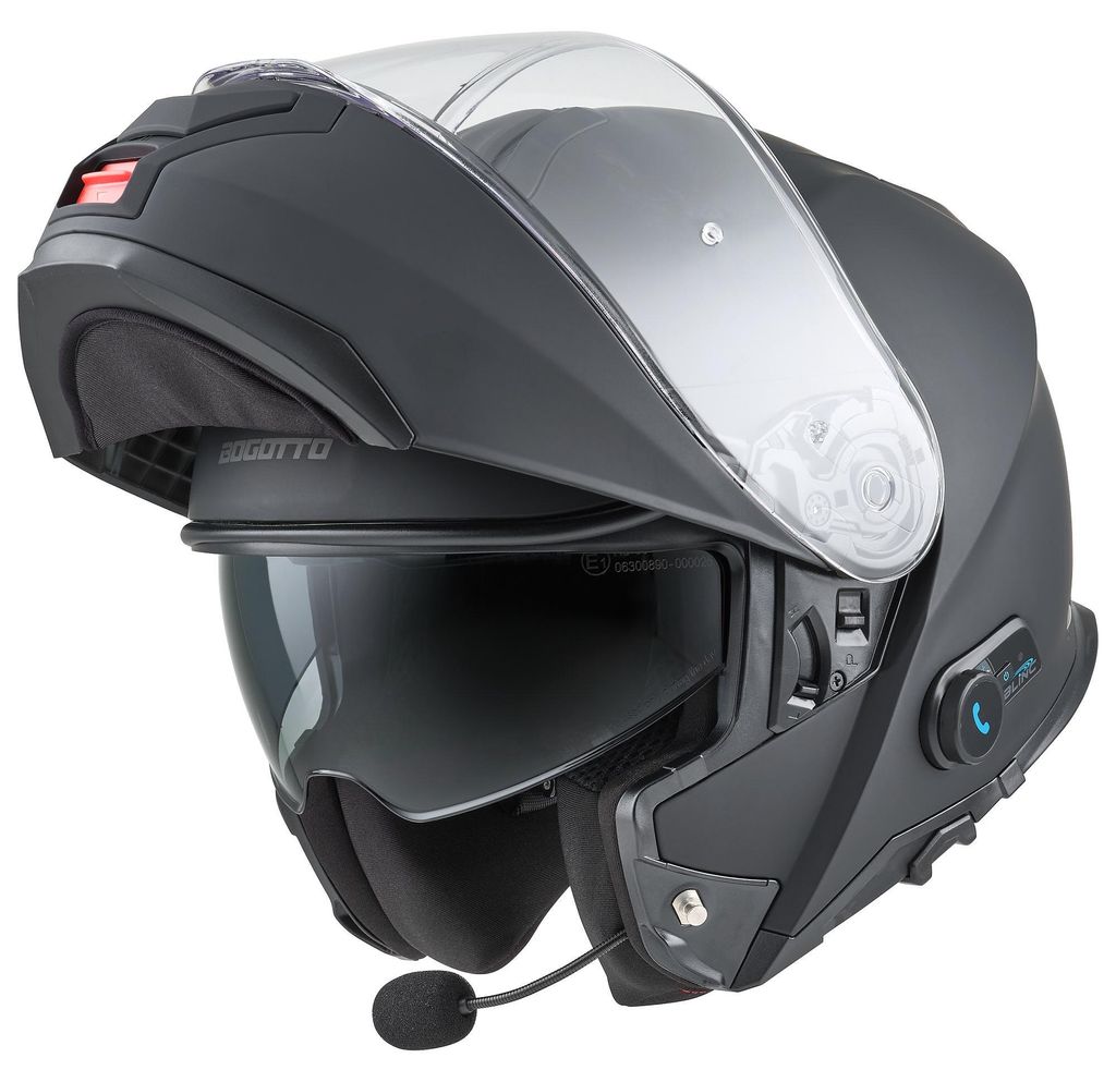 Bogotto H272 Bluetooth Klapphelm, schwarz matt, L (59/60) Produktbild 