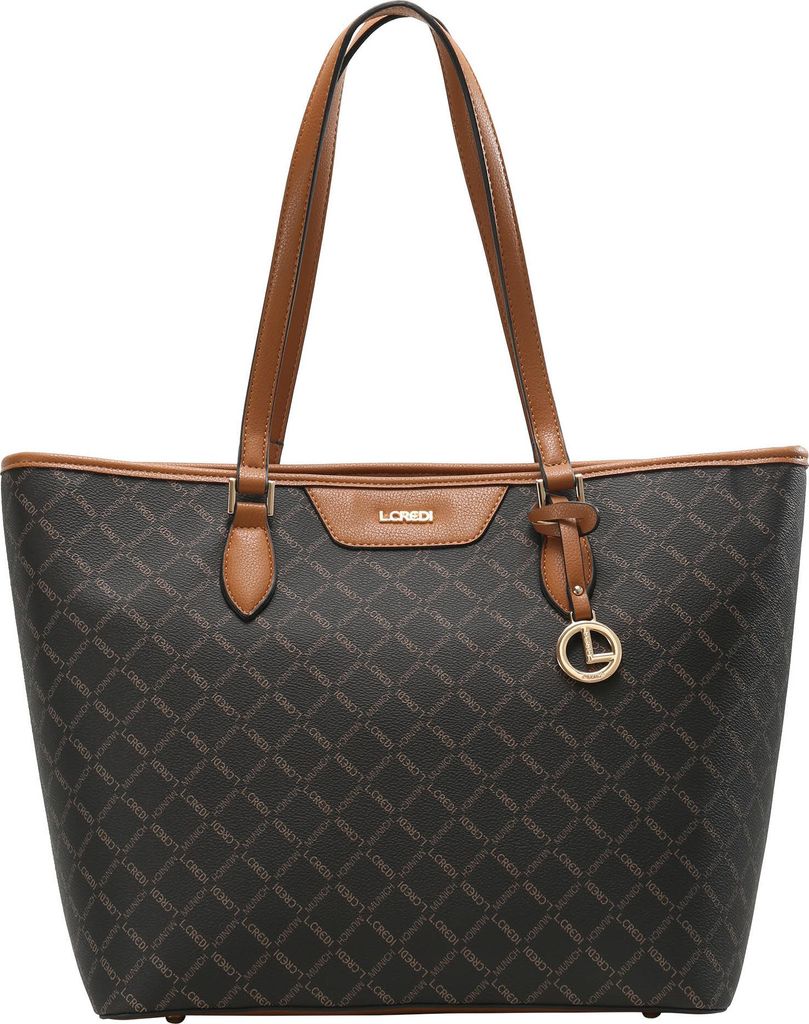 L.CREDI sac shopper sac à main Filiberta Shopper Brown Image du produit 