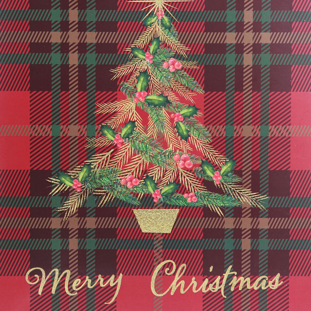 Geschenktüte Weihnachten 26x10x32cm mit Henkel und Motiv 1 Produktbild 3