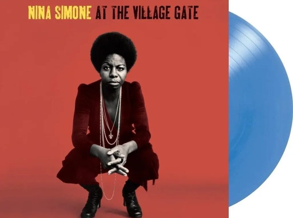 Nina Simone At The Village Gate Vinyle Bleu LP : Édition Rare Limitée